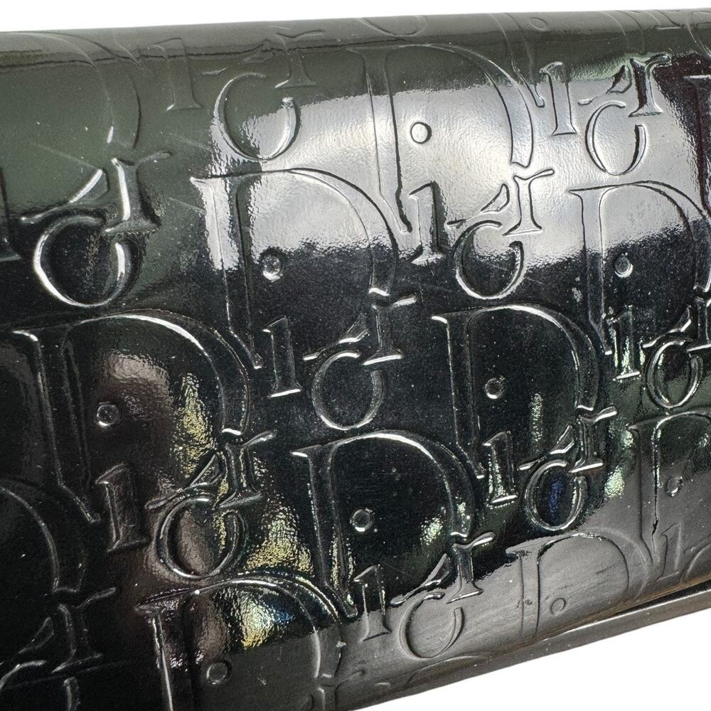 Dior Patent Leather‎ Continental Signature Long Wallet - Picture 11 of 12